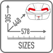 Givi E46NT sizes