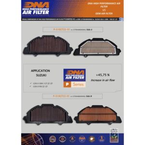 DNA φίλτρο αέρα P-S10GT22-01 SUZUKI GSX-S 950 / GSX-S 1000 / GSX-S 1000 GT