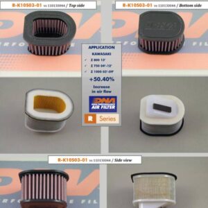 DNA φίλτρο αέρος R-K10S03-01 KAWASAKI Z 750 04-13/Z 750 S 05-07/Z 800 13-16