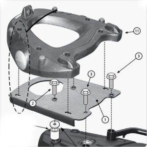 Σχάρα Givi SR5107 Bmw F650/F800 GS (08>17) F700 GS (13>17)