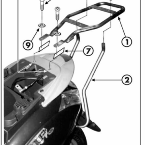 Σχάρα Givi SR56 Piaggio ZIP 50/125