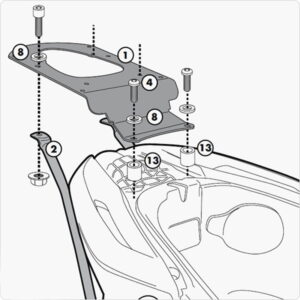 Σχάρα Givi SR5600M Piaggio Mp3