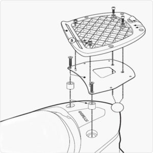 Σχάρα Givi SR92M kymco Downtow 125i-300i