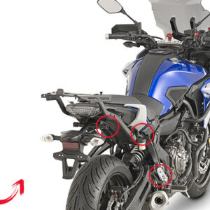 Πλαϊνές Βάσεις Givi PLXR2130 Yamaha Tracer MT-07