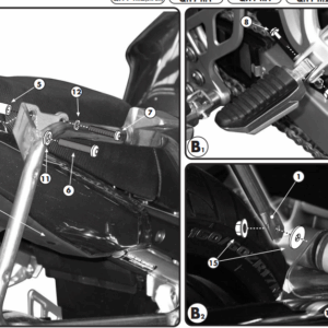 Πλαϊνές Βάσεις Givi PL539 Suzuki GSF/GSX