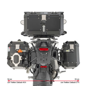 Πλαϊνές Βάσεις Givi PLO6415CAM Triumph TIGER