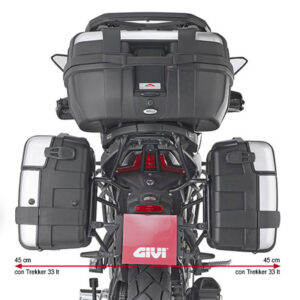 Πλαϊνές Βάσεις Givi  PL9251 None Βάσεις πλαϊνών βαλιτσών PL9251 VALICO 500DS (20/21) Vogue Givi