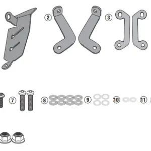 Πλαϊνές Βάσεις Givi 2140KIT YAMAHA