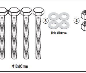 Πλαϊνές Βάσεις Givi TNH1201 KIT HONDA