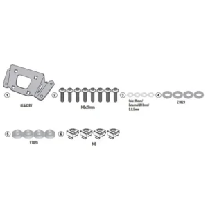 Κιτ ζελατίνα Givi A2156 Yamaha