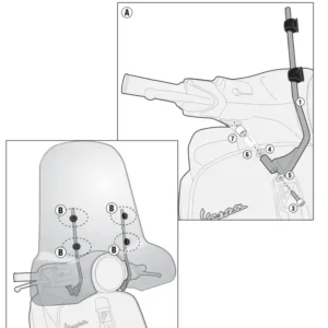 Κιτ ζελατίνα Givi A5608A Piaggio