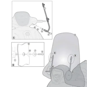 Κιτ ζελατίνα Givi A5615A Piaggio