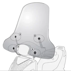 Κιτ ζελατίνα Givi A7053A SYM